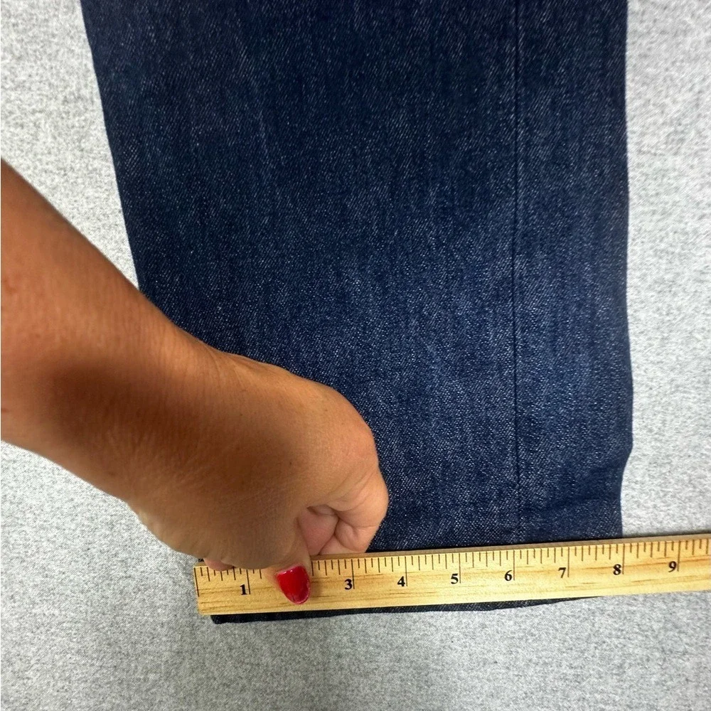 Levis 501 Jean 36x32 Indigo Darkwash Denim Straight‎ Leg Button Fly Classic Fit